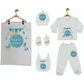 Resim Pia Baby Gl 1905-07 Isme Özel Battaniye Zıbın Set 