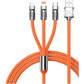 Resim S Line Usb To Lightning,type C, Micro Usb Kablo 1,2 Metre 3in1 