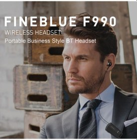 Resim Xindoker Fineblue F990bt Kablosuz Kulaklık, Bluetooth 4.0, 120 Saat Bekleme, 5 Saat Konuşma, Siyah 