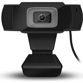 Resim Usb 2.0 Web Kamera, 1080p/720p Seçenekli, Dahili Mikrofon, Siyah, 30fps, Plug&play Bilgisayar Kamerası 