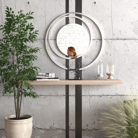 Resim Rima Home Duvar Ayna Dresuar Üzeri Ayna Makyaj Aynası 