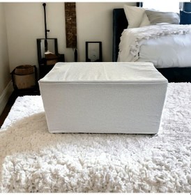 Resim Hurç Melanj, Astarlı, Tekli, Beyaz, Orta Boy 50x50x70 Beyaz 