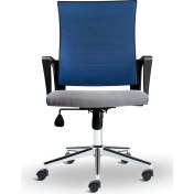 Resim Asbir Mobilya Rigel 55200 Metal Ayaklı Çalışma Koltuğu Ofis Sandalyesi 
