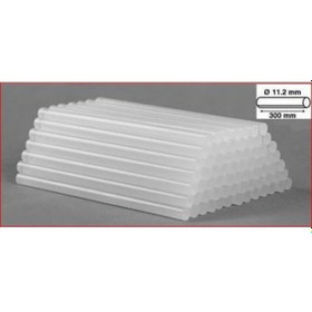 Resim Şeffaf Sıcak Mum Silikon 1 Adet 11.2 MM Kalın Şeffaf Silikon 