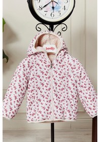 Resim Benitto Kids Çift Taraflı Kız Bebek Çocuk Mont 51344 Kırmızı 