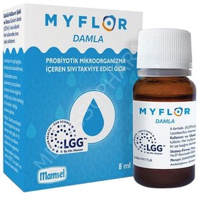Resim Myflor Probiyotik İçerikli Damla 8 ml 