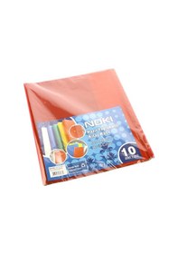 Resim Hazır Kaplık A4 Noki 60170-10 Renkli Şeffaf Kitap Kabı 