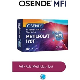 Resim Osende Metilfolat Iyot 30 Tablet 