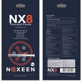 Resim Noxeen Nx8 Yüksek Performanslı Termal Macun 12.8W/M-K 4gr 