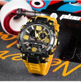 Resim Sunshine022 Smael Erkek Spor Digital Alarmlı Kronometre Takvimi Çok Renk Seçeneği Dayanıklı Tpu Kordon Diğer 