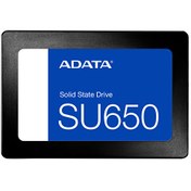 Resim SU650 ASU650SS-256GT-R 256 GB 520-450 MBPS 3D-Nand 40K-75K IOPS 2.5" SATA 3 SSD Adata