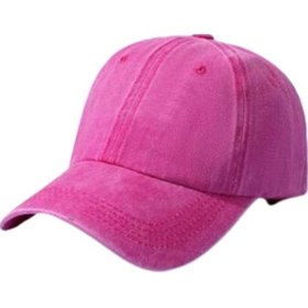 Resim Elif İç Giyim Unisex Yıkamalı Eskitme Pembe Kep Şapka Pembe 