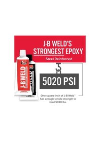 Resim Jb Weld İndustro Weld - Çiftli Güçlü Metal Dolgulu Epoksi Yapıştırıcı Ve Tamir Macunu 283gr 