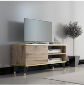 Resim MOBİLYA GEZEGENİ Gold Sweet Tv Ünitesi 90 Cm Çırağan Gold 