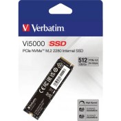 Resim Verbatim VI5000 Pcıe Nvme™ M.2 SSD 512 GB 