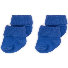 Resim Novibaby 2'li Bambu Bebek Çorap I Navy Blue I 0 6 Ay I Lacivert Yenidoğan Bebek Çorabı Çok Renkli 