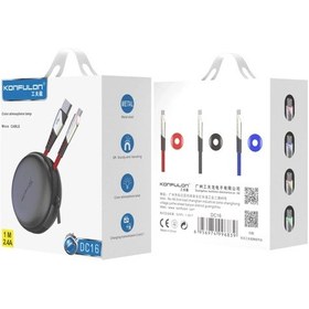 Resim Muratech Konfulon Dc16 Micro Usb Kablo 1m 2.4a - Siyah 
