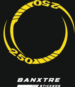 Resim Banxtre Motorsiklet için 250CC Grubu Universal Tüm Jantlara Uyumlu Jant Şeridi (8 Parça) 