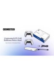 Resim Cosmostech P5 2.4g Wireless Kablosuz Controller , 3D 4K Hd Klasik Retro Atari Video Game Oyun Konsolu 