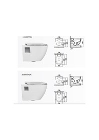 Resim Creavit Trend Asma Klozet Tp324 Kapak Hariç 