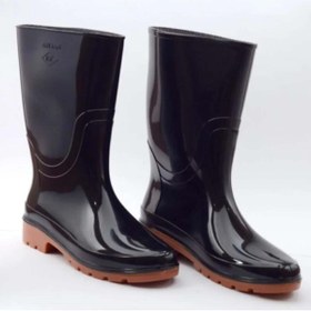 Resim ARISAN Modvalu Siyah Kadın Erkek Bağ Bahçe Iş Inşaat Tarla Su Geçirmez Lastik Çizme 