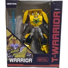 Resim Gepettoys 20 cm 9 Adımda Dönüşen Robot 9134 Metal Malzeme ile Erkek Çocuklar İçin Eğlenceli Oyun 