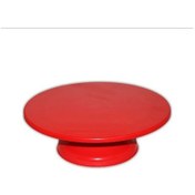 Resim Plastik Döner Pasta Sıvama Standı 32 Cm Kırmızı N11.2711 