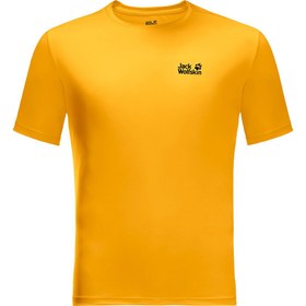 Resim Jack Wolfskin Tech T Erkek Siyah Tişört 