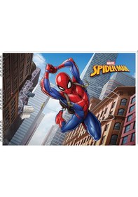 Resim Spiderman 25x35 15 Yaprak Karton Kapak Spiralli Resim Defteri 