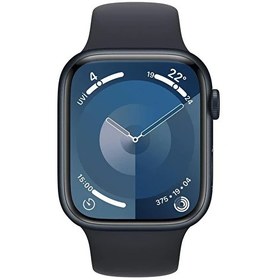 Resim Watch Series 9 GPS 45mm Midnight Aluminium Case with Midnight Sport Band - M/L 