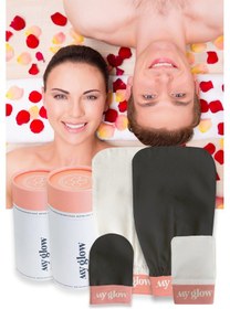 Resim Banyo Kesesi Floş İpek Lüks Vücut Ve Yüz Kesesi Seti 