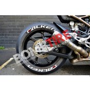 Resim Motosiklet Lastik Yazısı 4 Adet 2.5 Cm 3d Oto Lastik Yazısı Sticker Arma Şerit Yapıştırıcısız 1110 