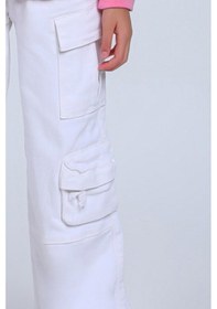 Resim Xo Kids Kız Çocuk Pantolon 4-8 Yaş 2456 Beyaz 