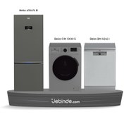 Resim Beko 3 lü Bahar Çeyiz Paketi-15 (670475 EI + CM 10120 S + BM 5045 I) 