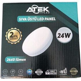 Resim Sıva Üstü Led Panel Spot Beyaz 24 Watt Beyaz 