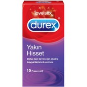 Resim Durex Prezervatif Yakın Hisset 10'Lu 