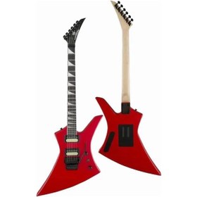 Resim Maxword Dg-34rd Kelly Kasa Floyde Rose 2x Zebra Humbucker Manyetik Elektro Gitar 