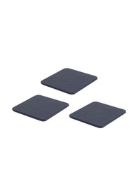 Resim Turgut Office Deri Bardak Altlığı Lacivert 3 Adet Lacivert 