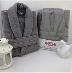 Resim Sertay Havlu %100 Pamuk Bukle Lüks Tek Bornoz S0043 