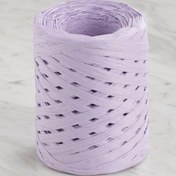Resim Loren Natural Raffia 90 gr Lila Kağıt İp - 37 