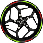 Resim Findify Store DİO kırmızı yazılı neon(fıstık yeşili) pençe şeritli 