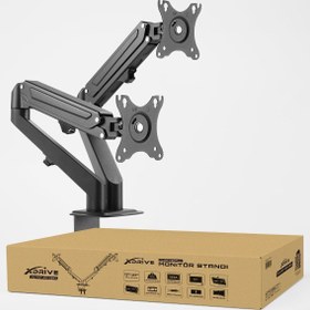 Resim XDrive Mnt-25 Ikili Monitör Standı - Monitör Tutucu - Monitör Aparatı 