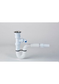 Resim Ennalbur Japar Çatallı Lavabo Sifonu 32 Mm 