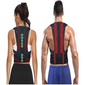 Resim Balenli Ve Manyetik Dik Duruş Korsesi Kamburluk Önleyici Korse Yeni Tasarım 