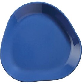 Resim Kütahya Porselen Skallop 2 Parça 18 Cm Pasta Seti Lacivert 