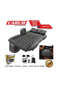 Resim Genel Markalar Carub Araç içi Şişme Yatak 12V (Pompa + Yastık Seti) BR4620645 