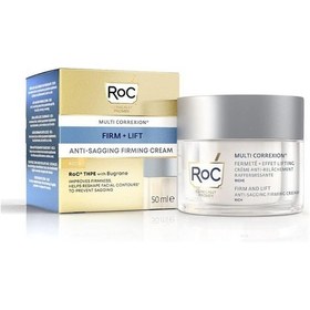 Resim Roc Firm + Lift Zengin Içerikli Sarkma Karşıtı Sıkılaştırıcı Yüz Kremi 50 Ml 