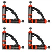 Resim Dadata 4x Ahşap Işleme Açısı Kelepçesi 30-90 Derece Ayarlanabilir Ev Sağ Açılı Sabitleme Aracı Sağ Açılı Kelepçe (Yurt Dışından) 