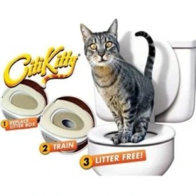Resim TeknoKesgin Kesgin Market®citikitty Kedi Tuvalet Eğitim Seti 