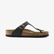 Resim Birkenstock Gizeh Oiled Leathe Unisex Siyah Terlik 